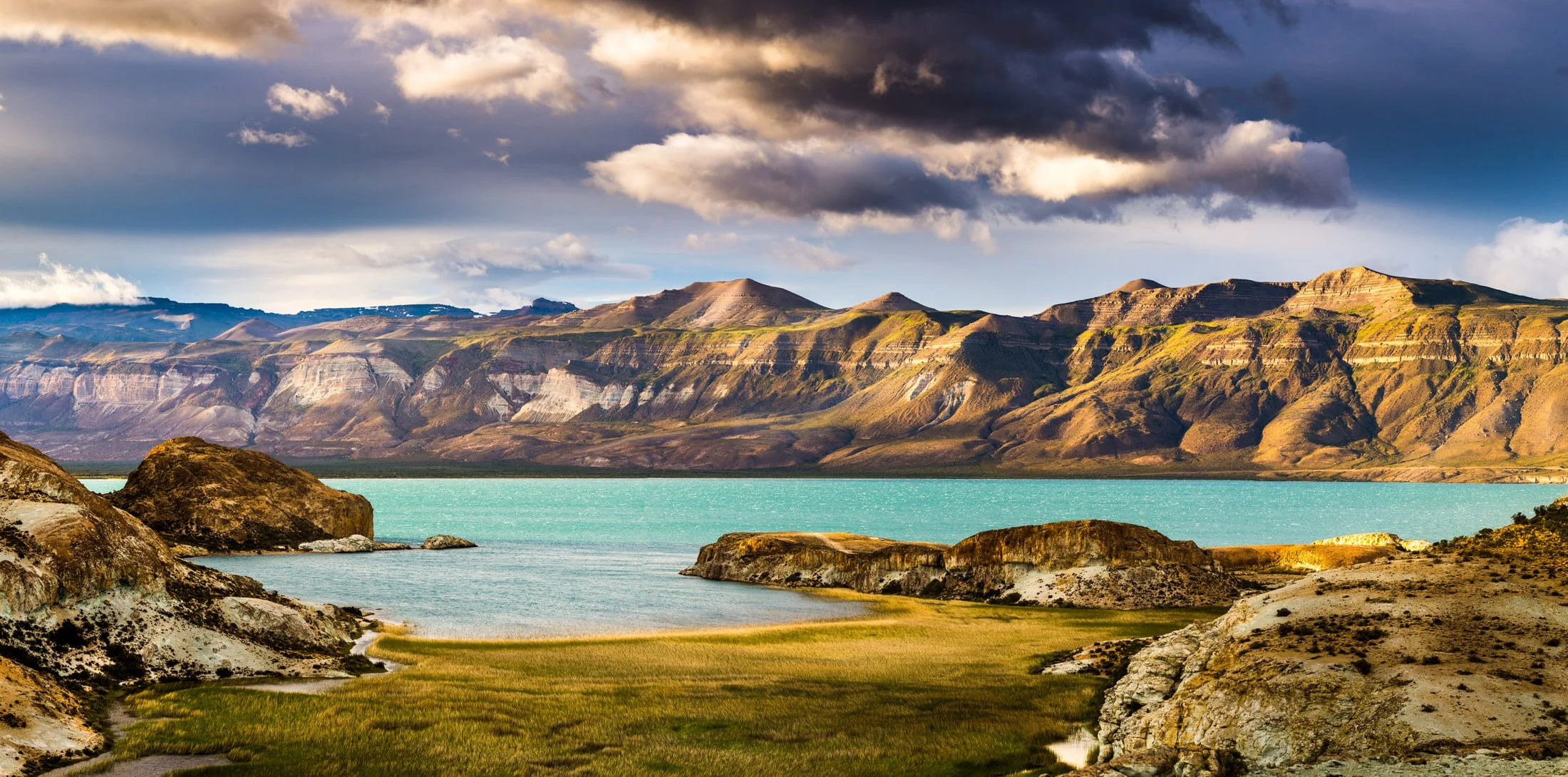 Color landscape photograph