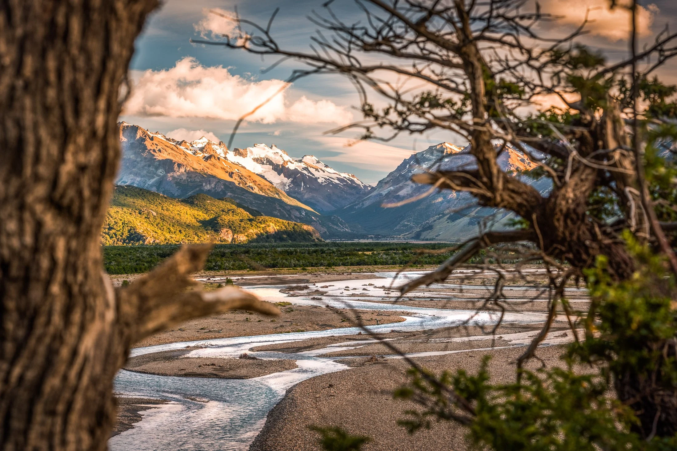 Color landscape photograph