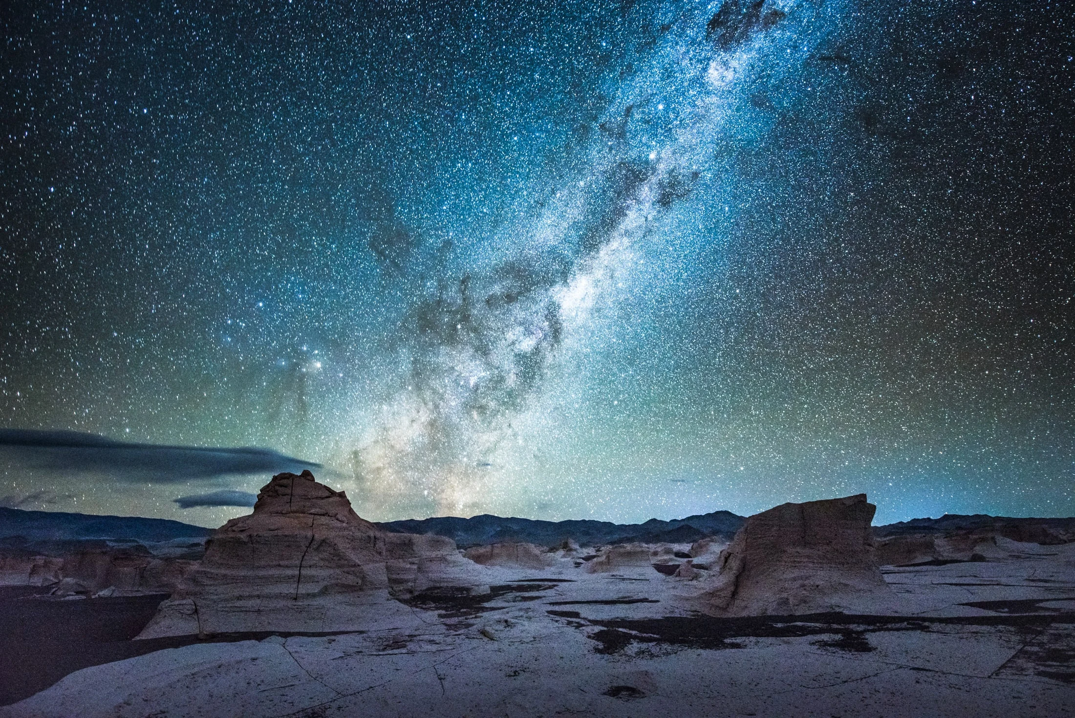 Color landscape photograph