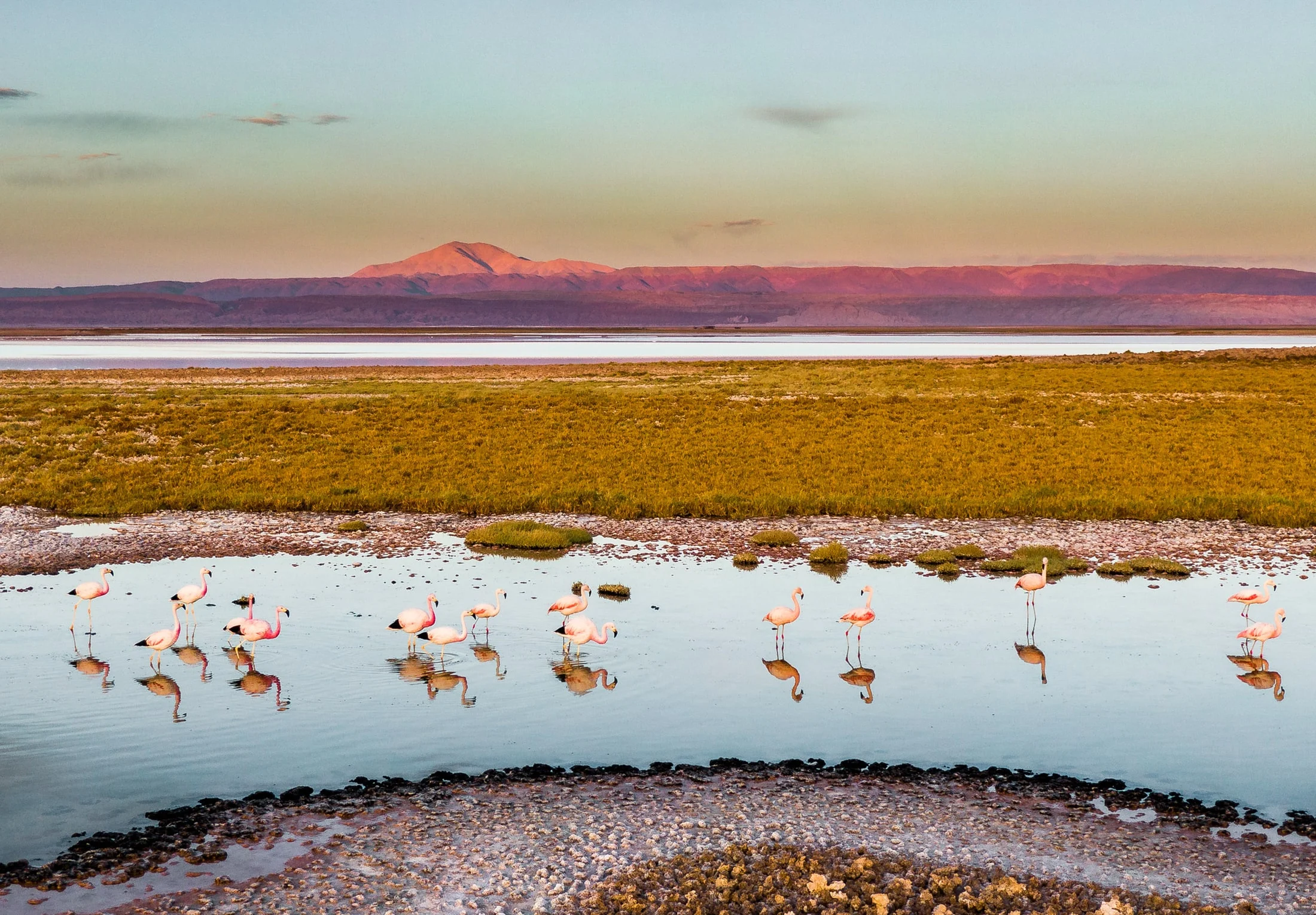 Color landscape photograph