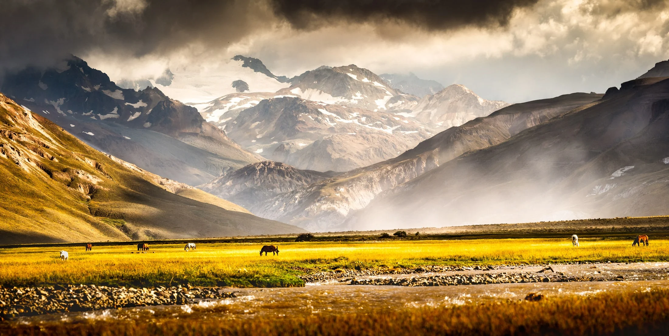 Color landscape photograph