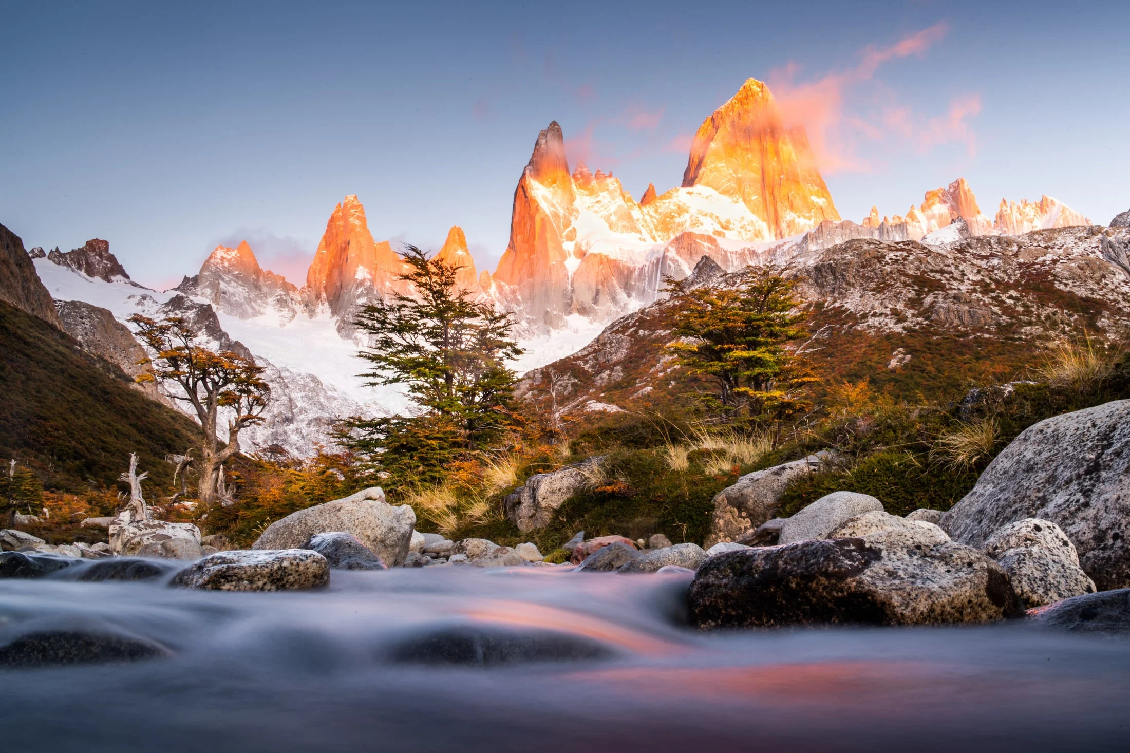 Color landscape photograph