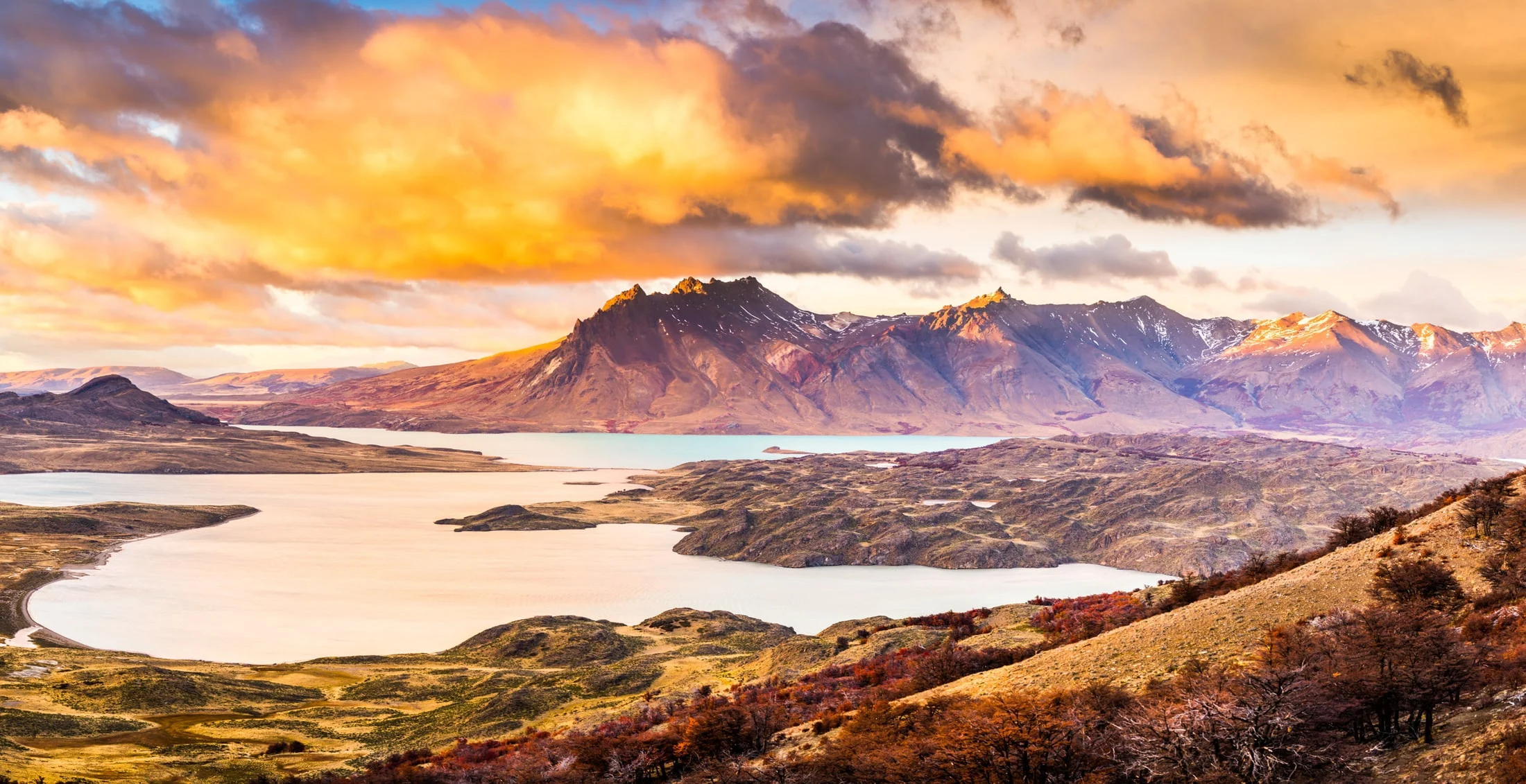 Color landscape photograph
